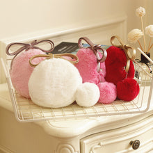 Load image into Gallery viewer, Pompom Decoration Plush Crossbody Bag
