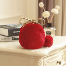 Load image into Gallery viewer, Pompom Decoration Plush Crossbody Bag
