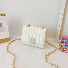 Load image into Gallery viewer, Heart Fashion Solid Color Mini Crossbody Bag
