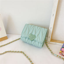 Load image into Gallery viewer, Heart Fashion Solid Color Mini Crossbody Bag
