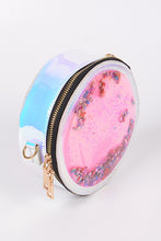 Load image into Gallery viewer, Glitter Translucent Circle Cross-body
