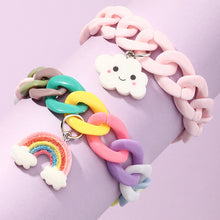 Load image into Gallery viewer, Rainbow Cloud Cute Bracelet
